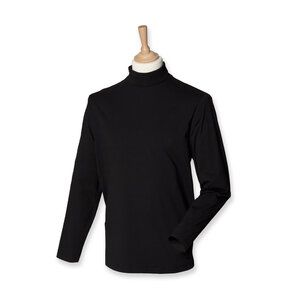 Henbury HB020 - Long sleeve roll neck top Black