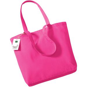 Westford Mill WM180 - Organic cotton shopper Fuchsia