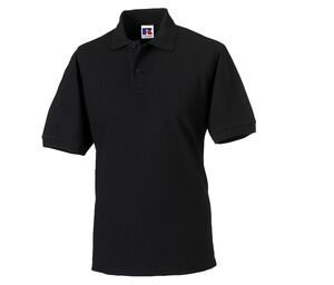 Russell JZ599 - Heardwearing Polycotton Polo Black