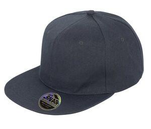 Result RC083 - Bronx Original Flat Peak Snapback Cap Black