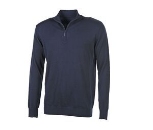 Pen Duick PK455 - Quarter Zip Jumper Navy