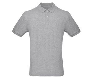 B&C BC400 - Inspire polo men Heather Grey