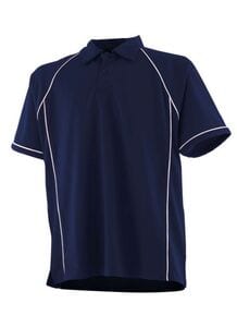 Finden & Hales LV370 - Performance Polo Men Navy/White