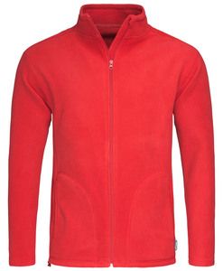 Stedman STE5030 - Polar Fleece Cardigan for men Stedman - Active Scarlet Red