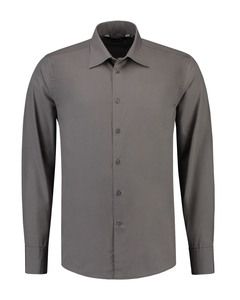 Lemon & Soda LEM3935 - Shirt Poplin Mix LS for him Pearl Grey