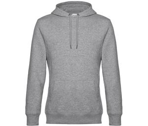 B&C BCU02K - Hoodie King Heather Grey