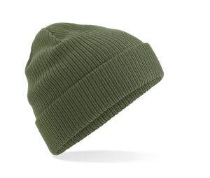 Beechfield BF050 - Organic Cotton Beanie Olive Green