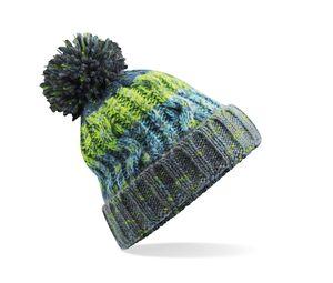 Beechfield BF486 - Corkscrew beanie with tassel Electric Grey