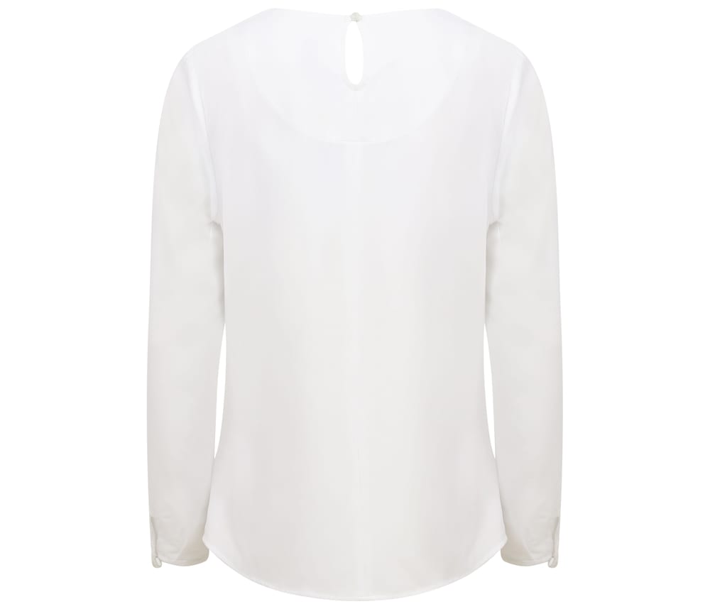 Henbury HY598 - Women's Long Sleeve Blouse