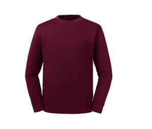 RUSSELL RU208M - Sweat organique réversible Burgundy