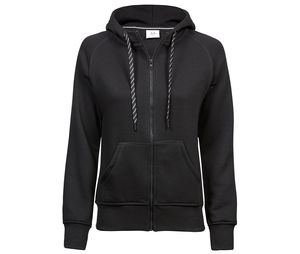 Tee Jays TJ5436 - Fashion full zip hood Women Black