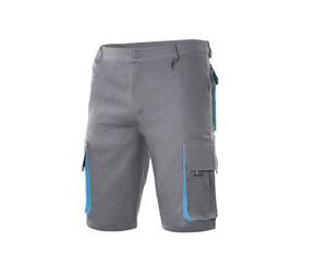 VELILLA V3007 - BERMUDAS MULTIPOCHES BICOLORE Grey / Sky Blue