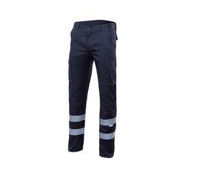 VELILLA V3014S - MULTI-POCKET STRETCH PANTS WITH REFLECTIVE STRIPES