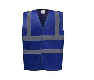 Yoko YK100 - High visibility 2 b&b vest Child (HVW100CH) Royal Blue