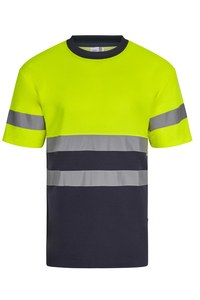 Velilla 305613 - BICOLOR SHORT-SLEEVE COTTON T-SHIRT AV