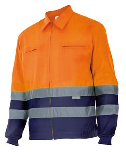 Velilla 153 - HV TWO-TONE JACKET MARINE BLUE/HI-VIS ORANGE