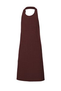 Velilla 404213 - 100% POLYESTER BIB APRON Maroon