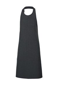 Velilla 404213 - 100% POLYESTER BIB APRON Grey Marl