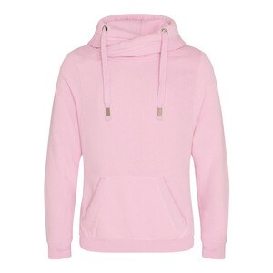 AWDIS JH021 - Cross neck sweatshirt Baby Pink