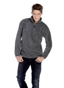 B&C BC610 - Mens Zipped Collar Fleece