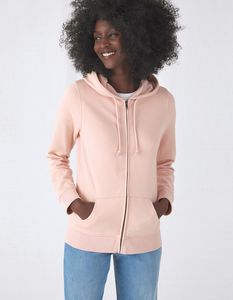 B&C BCW36B - Womens Organic Zipped Hoodie