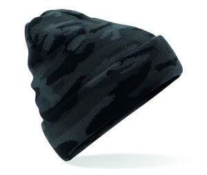 Beechfield BF419 - Beanie with camouflage lapel