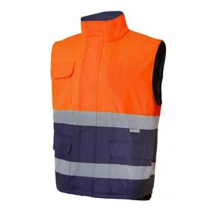 VELILLA V35902 - BICOLOR HIGH VISIBILITY  BODYWARMER 